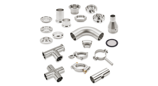 Hygienic fittings Tri-Clover 3A