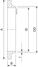 BUNDSTUTZEN SMS 76.1-316L – ISO2037
