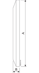 BLINDSCHEIBE B DN80 H3 1.4404 - DIN 32676