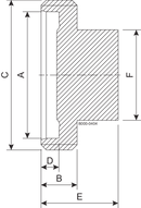 BLINDGEWINDESTUTZEN BGS DN20 H3 1.4404 – DIN 11864-1/11853-1
