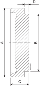 BLINDBUNDSTUTZEN BBS DN50 H3 1.4404 – DIN 11864-1/11853-1