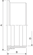 CLAMPSTUTZEN 51-SB-304 – ISO2037
