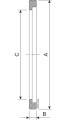 FLANSCHDICHTUNG 76.1 EPDM - ISO 2037