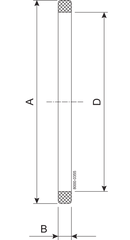 DICHTRING 104 FPM - SMS B=5,5
