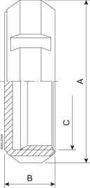 BLINDMUTTER 51-SB-304L – ISO2037