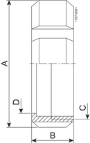 NUTMUTTER IDF 76.1-304 - IDF