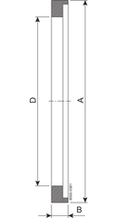 DICHTRING L 38 NBR - IDF B=6,0 BIS 6,2