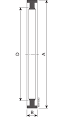 DICHTRING T 25 FPM – IDF B=7,0 BIS 9,5