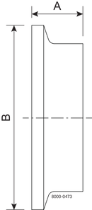 14WMPS-3-316L-PM - TC SHORT WELD FERRULE 15RAEP SF4