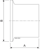 L14AM-4-316L-SF4 Type B - CLAMP FERRULE 101.6MM