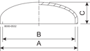 GEWÖLBTER BODEN DN40 304 – PASST FÜR DIN