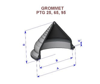 Pipetite Grommet 0 - 95 mm