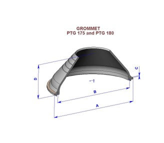 Pipetite Grommet 100 - 180 mm