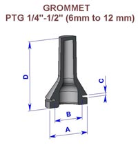 Pipetite Mini Grommet 8 mm