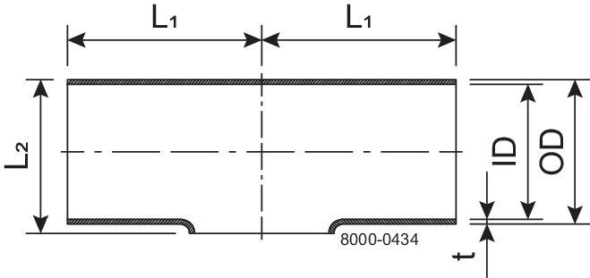 T-STÜCK 101,6-POL-316L - KURZ-BS4825