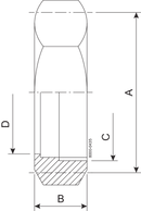 NUTMUTTER SECHSKANT IDF 38-304 – ISO2037