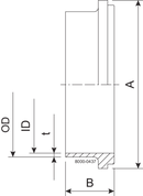 BUNDSTUTZEN IDF 101,6-316L – ISO2037