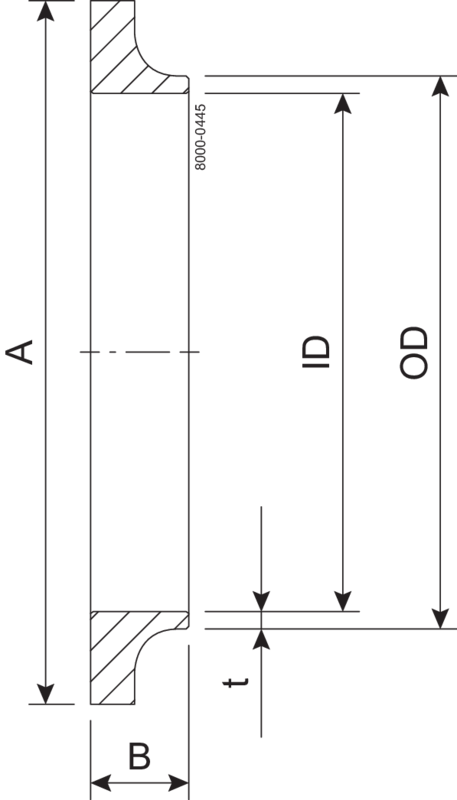 GEWINDESTUTZEN SMS 38-316L – ISO2037