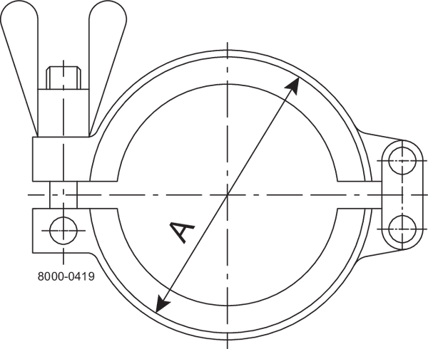 CLAMP RING MASSIV DN150 – 304