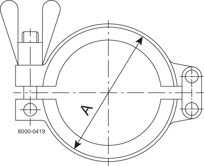 CLAMP RING DN100