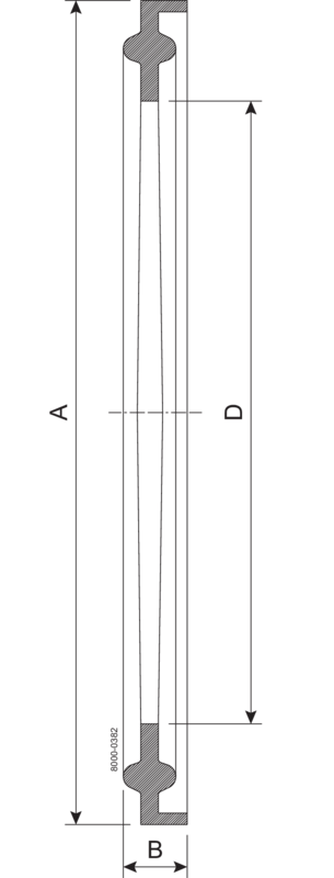 DICHTUNG D DN32 EPDM - DIN 32676