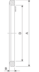 DICHTRING G DN65 Q - DIN 11851