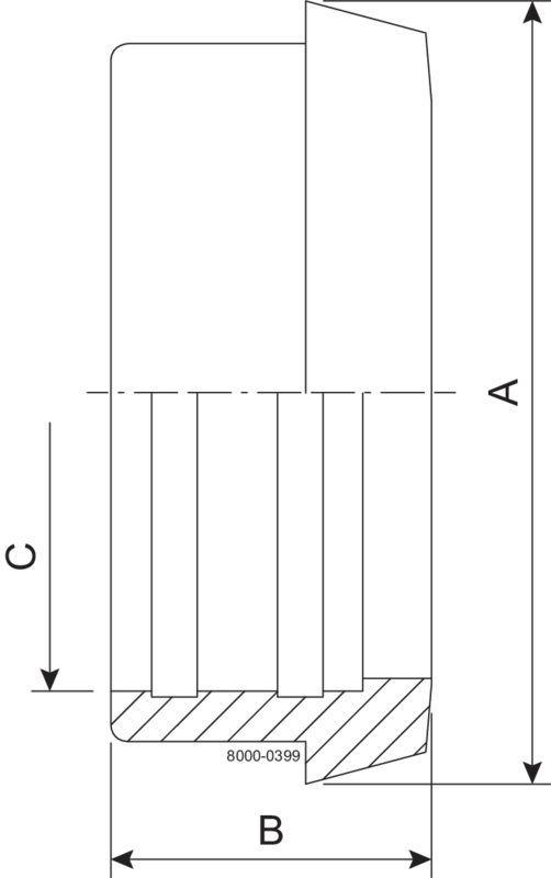 LINER D DN40 HSF0 1.4307 - DIN 11851