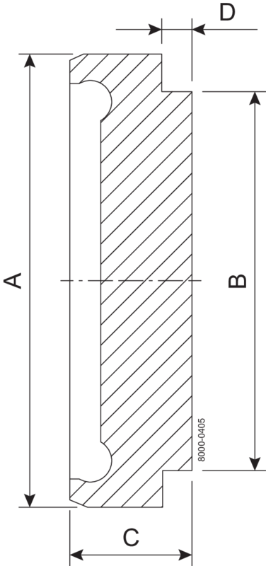 BLIND BBS DN65 H3 1.4404 - DIN 11864-1/11853-1