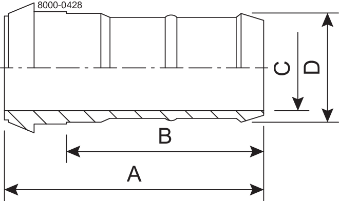 SCHLAUCHKEGELSTUTZEN DN100 SB 1.4301 - BIER-DIN11850