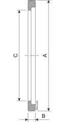 FLANSCHDICHTUNG DN125 Q – PASST FÜR DIN