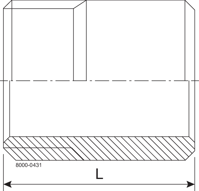 MALE W  1/2" RG 1.4571 - FIT TO DIN