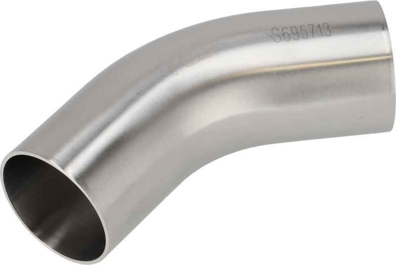 B2KS-1-316L-7 - 45-WELD BEND POLISHED ID/OD.