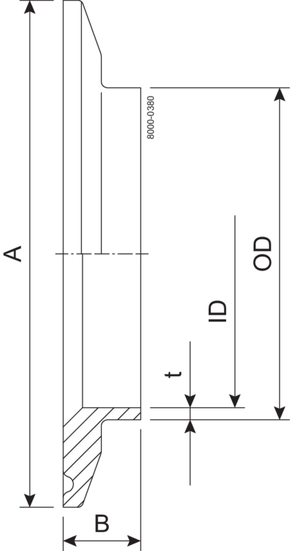 CLAMPSTUTZEN 38-32-SB-316L – ISO2037