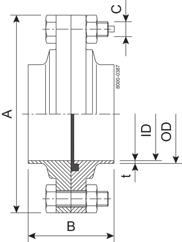 FLANGE COMPLETE 38-316L EPDM - OTHER