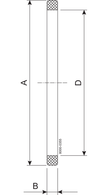 DICHTRING 104 FPM - SMS B=5,5