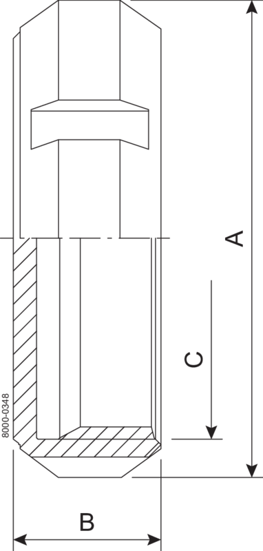 END CAP 25-SB-304L - ISO2037