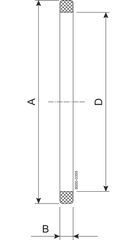 DICHTRING 101,6 PTFE - SMS B=4,0 DD