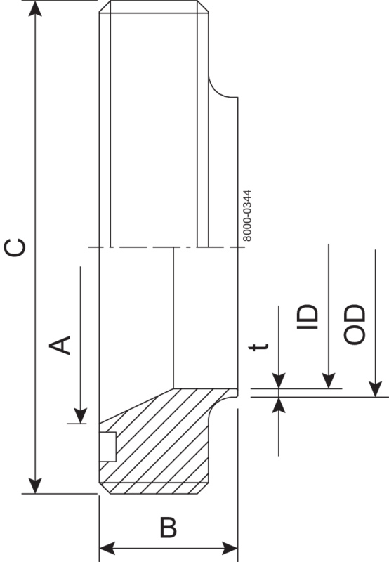 GEWINDESTUTZEN RED. 76.1-51-316L – SMS