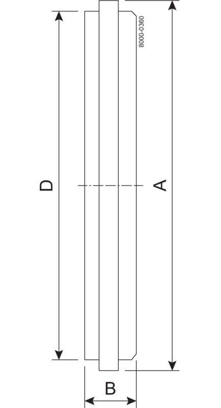 BLANK IDF 51-SB-316L - ISO2037