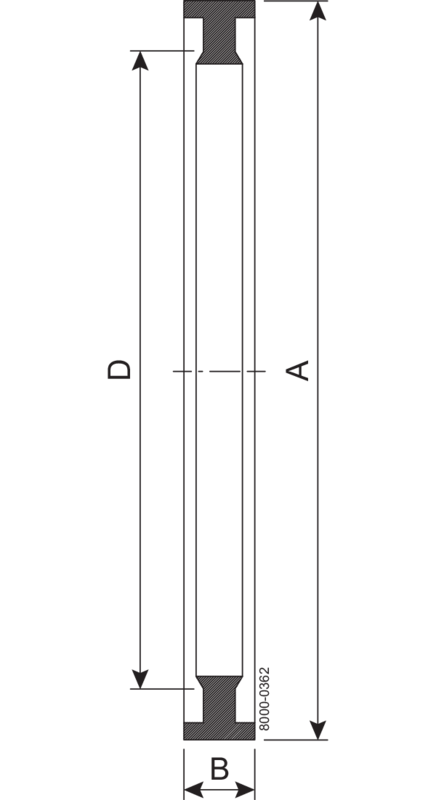 DICHTRING T 76 NBR - IDF B=7,0 BIS 9,5