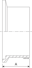 H-15W-4-304-7 - H-LINE FEMALE SHORT FERRULE