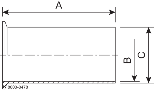 14MPHT-2 1/2-316L-7 – SCHLAUCHADAPTER TYGON TC POL'D