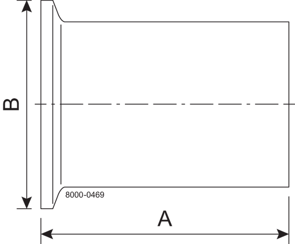 14WLMO-6-304-7 - TC LIGHT TANK FERRULE,POLISHED