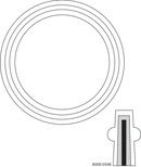 A40MP-GR-4 - TC GASKET 4" PTFE ENVELOPE
