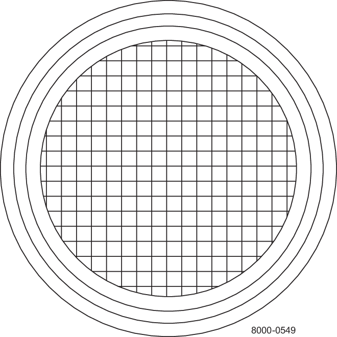 40MPS-U-2 1/2 - 10 MESH GEWEBEDICHTUNG 2,5" BUNA