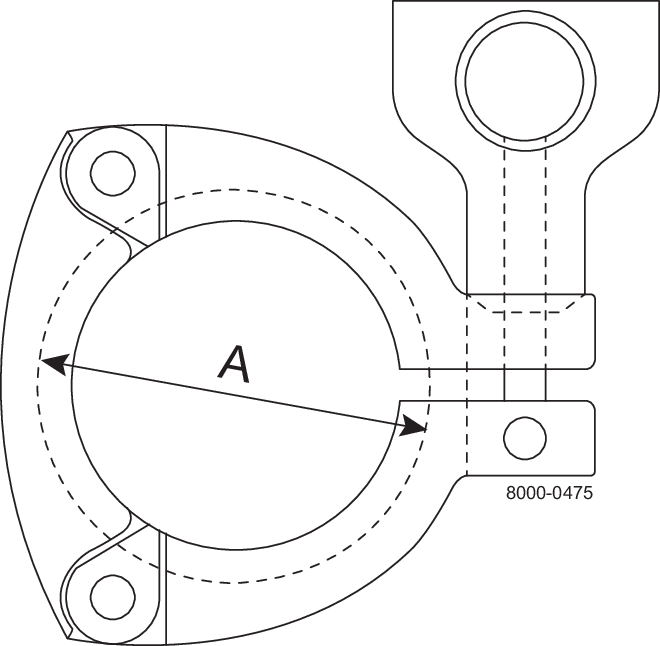 13MHHS-4-S-304 – CLAMP RING 3-TEILIG 4"