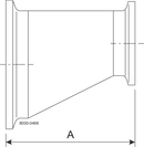 B32-14MP-2 X 1 1/2-316L-7 – REDUZIERSTÜCK EXZ. TC POL ID/OD