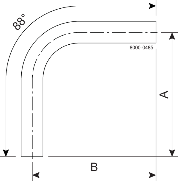 B288S-4-316L-PM - BPE WELD 88 15RAEP/POL OD SF4