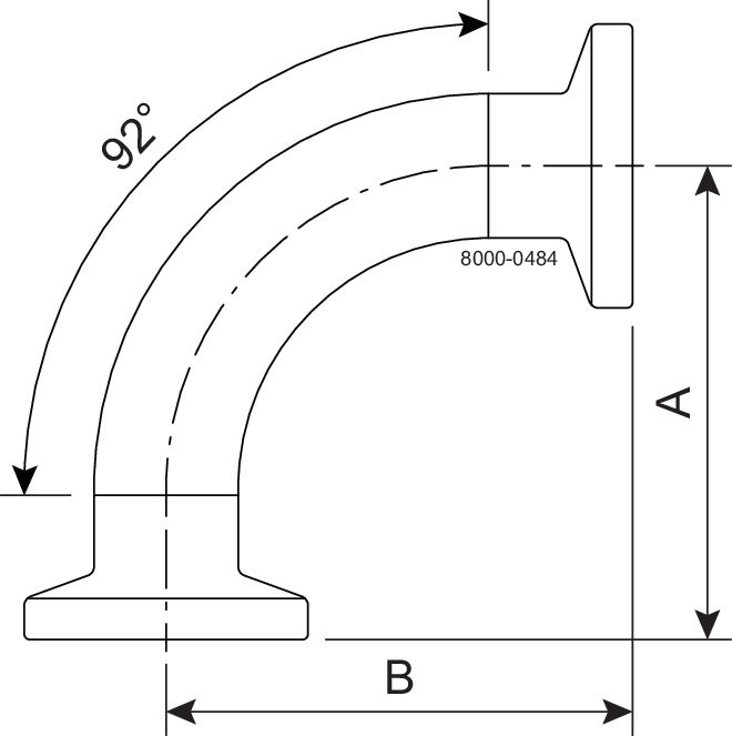 B292CMP-1 1/2-316L-PL - BPE TC 92 20Ra/pol OD SF1