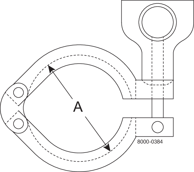 13MHHM-5-S 304 CLAMP RING MIT DOPPELGELENK 1" UND 1,5"